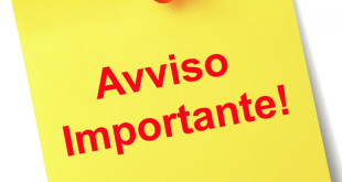 avviso importante