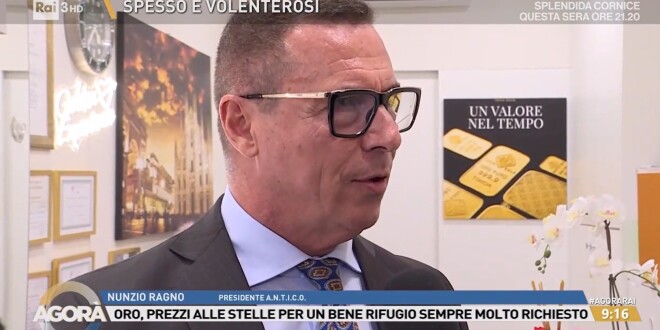 RIVALUTAZIONE ORO: NE PARLA IL DOTT. NUNZIO RAGNO (PRESIDENTE A.N.T.I.C ...